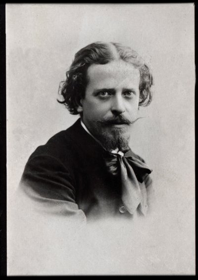 Retrato de Eugene Brieux (1858-1932), dramaturgo francês. de French Photographer